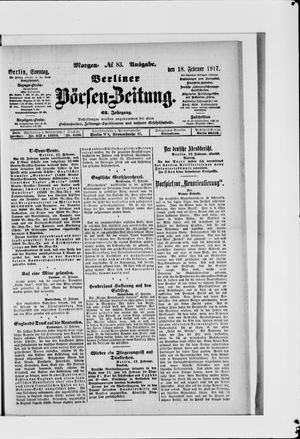 Berliner Börsen-Zeitung on Feb 18, 1917