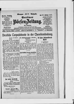 Berliner Börsen-Zeitung vom 27.02.1917