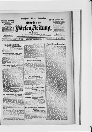 Berliner Börsen-Zeitung vom 28.02.1917