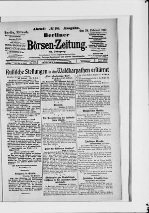 Berliner Börsen-Zeitung vom 28.02.1917