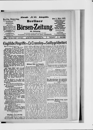 Berliner Börsen-Zeitung on Mar 1, 1917