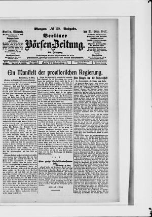 Berliner Börsen-Zeitung on Mar 21, 1917