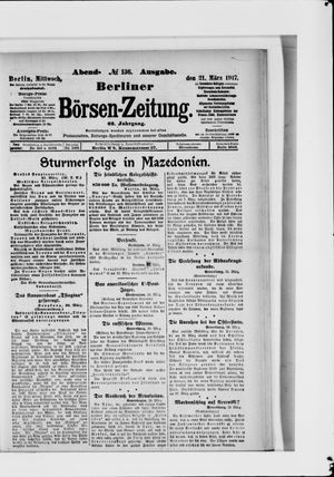 Berliner Börsen-Zeitung vom 21.03.1917