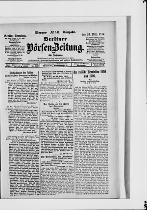 Berliner Börsen-Zeitung on Mar 24, 1917