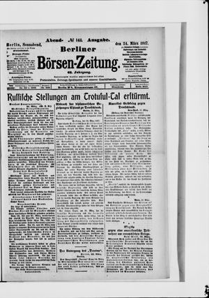 Berliner Börsen-Zeitung on Mar 24, 1917
