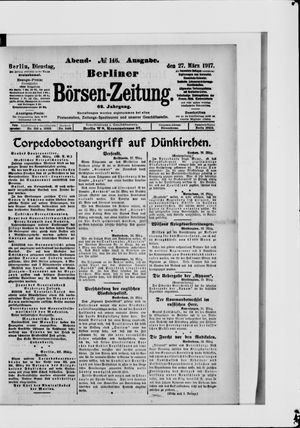 Berliner Börsen-Zeitung vom 27.03.1917