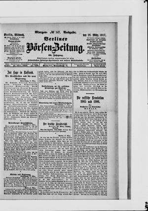 Berliner Börsen-Zeitung vom 28.03.1917