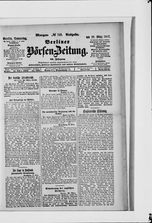 Berliner Börsen-Zeitung vom 29.03.1917