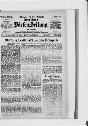 Berliner Börsen-Zeitung on Apr 4, 1917