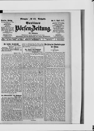 Berliner Börsen-Zeitung vom 06.04.1917