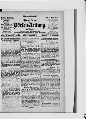 Berliner Börsen-Zeitung vom 07.04.1917