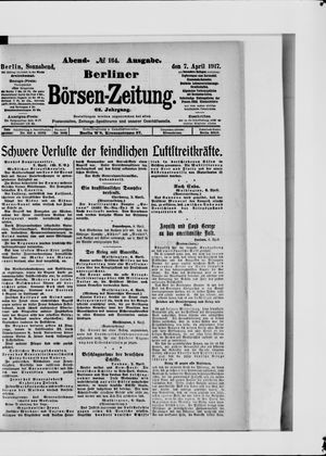 Berliner Börsen-Zeitung on Apr 7, 1917