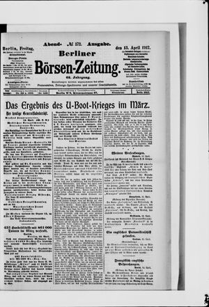 Berliner Börsen-Zeitung vom 13.04.1917