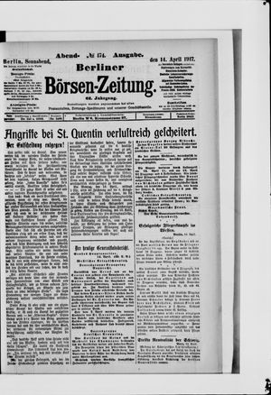 Berliner Börsen-Zeitung vom 14.04.1917