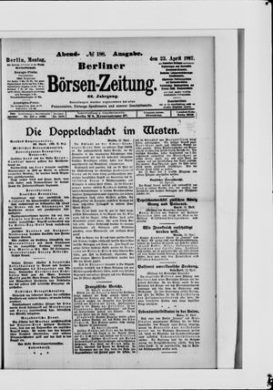 Berliner Börsen-Zeitung vom 23.04.1917