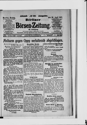 Berliner Börsen-Zeitung vom 30.04.1917