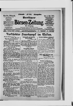 Berliner Börsen-Zeitung vom 02.05.1917