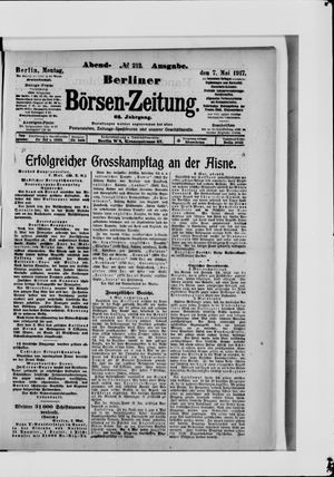 Berliner Börsen-Zeitung vom 07.05.1917