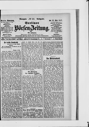 Berliner Börsen-Zeitung vom 12.05.1917