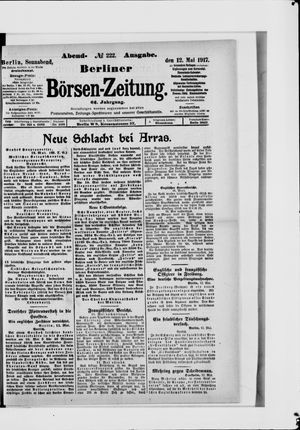 Berliner Börsen-Zeitung vom 12.05.1917