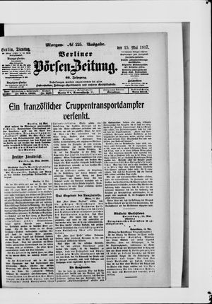Berliner Börsen-Zeitung vom 15.05.1917