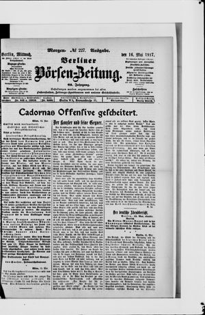 Berliner Börsen-Zeitung on May 16, 1917
