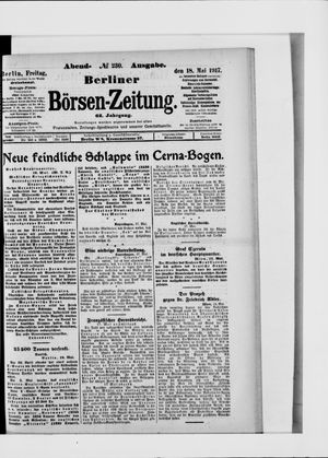 Berliner Börsen-Zeitung vom 18.05.1917