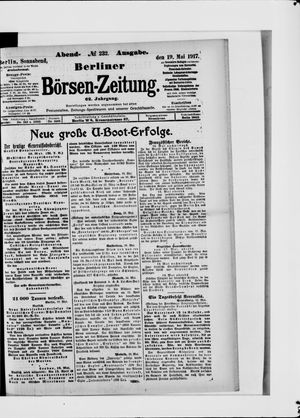 Berliner Börsen-Zeitung on May 19, 1917