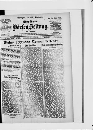 Berliner Börsen-Zeitung vom 20.05.1917
