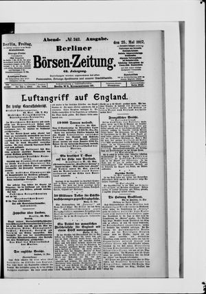 Berliner Börsen-Zeitung vom 25.05.1917