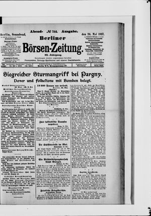Berliner Börsen-Zeitung vom 26.05.1917