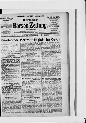 Berliner Börsen-Zeitung vom 29.05.1917