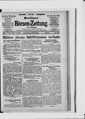 Berliner Börsen-Zeitung vom 30.05.1917