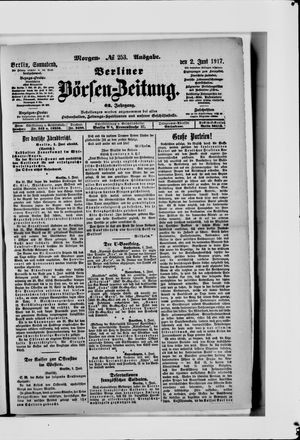 Berliner Börsen-Zeitung vom 02.06.1917