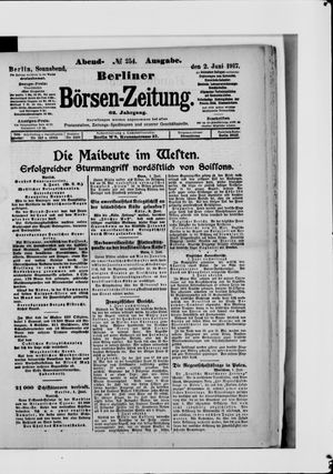 Berliner Börsen-Zeitung vom 02.06.1917