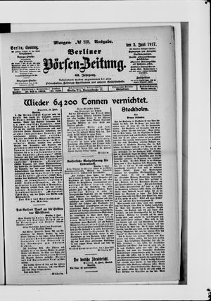 Berliner Börsen-Zeitung vom 03.06.1917