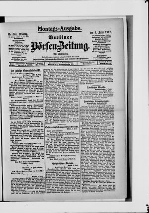 Berliner Börsen-Zeitung vom 04.06.1917