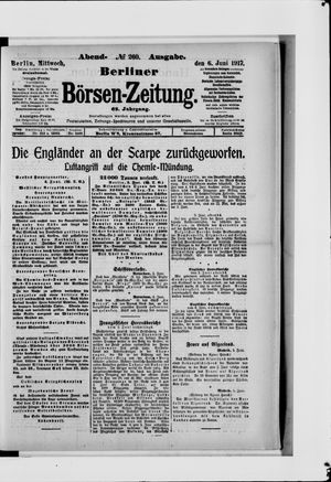 Berliner Börsen-Zeitung vom 06.06.1917
