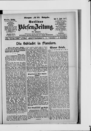 Berliner Börsen-Zeitung on Jun 8, 1917