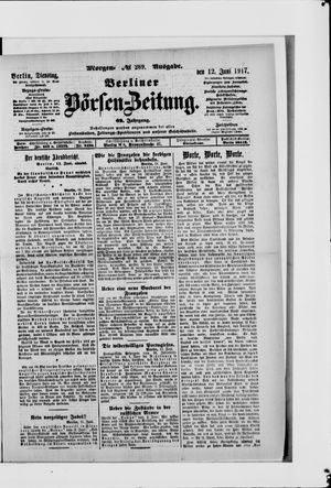 Berliner Börsen-Zeitung vom 12.06.1917