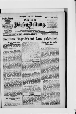 Berliner Börsen-Zeitung on Jun 13, 1917