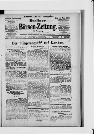 Berliner Börsen-Zeitung vom 14.06.1917
