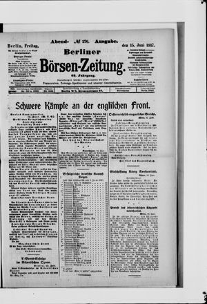 Berliner Börsen-Zeitung vom 15.06.1917