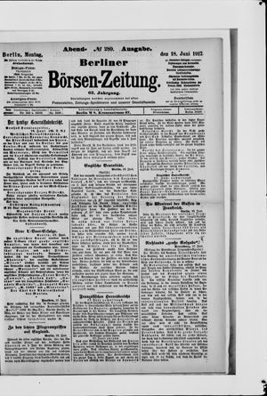 Berliner Börsen-Zeitung vom 18.06.1917