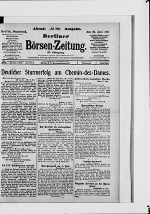Berliner Börsen-Zeitung vom 23.06.1917