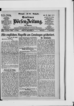 Berliner Börsen-Zeitung vom 26.06.1917