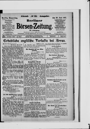 Berliner Börsen-Zeitung vom 28.06.1917