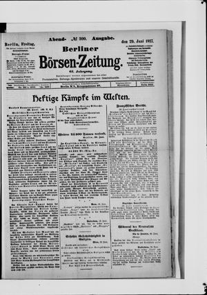 Berliner Börsen-Zeitung on Jun 29, 1917