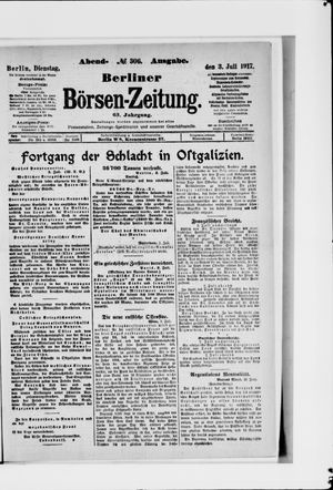 Berliner Börsen-Zeitung vom 03.07.1917