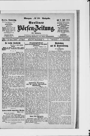 Berliner Börsen-Zeitung vom 05.07.1917
